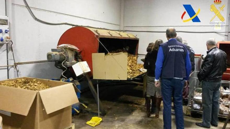 250 kilos de cocaína ocultos en contenedores en Lousame