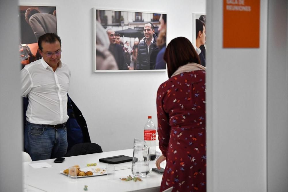 La jornada del 10-N, en la sede de Ciudadanos en Murcia