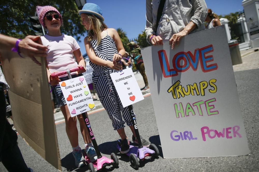 Protestas contra Donald Trump en Sudáfrica