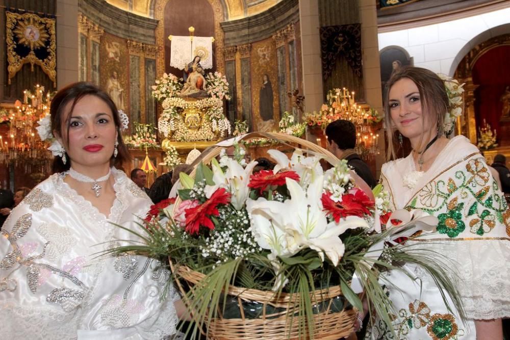 Ofrenda floral a la Virgen de la Caridad de Cartagena