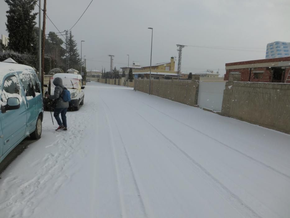 Nieve en Banyeres de Mariola