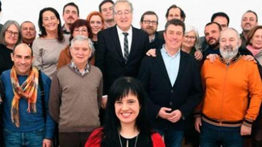 La ejecutiva del PSOE coruñés // FdV