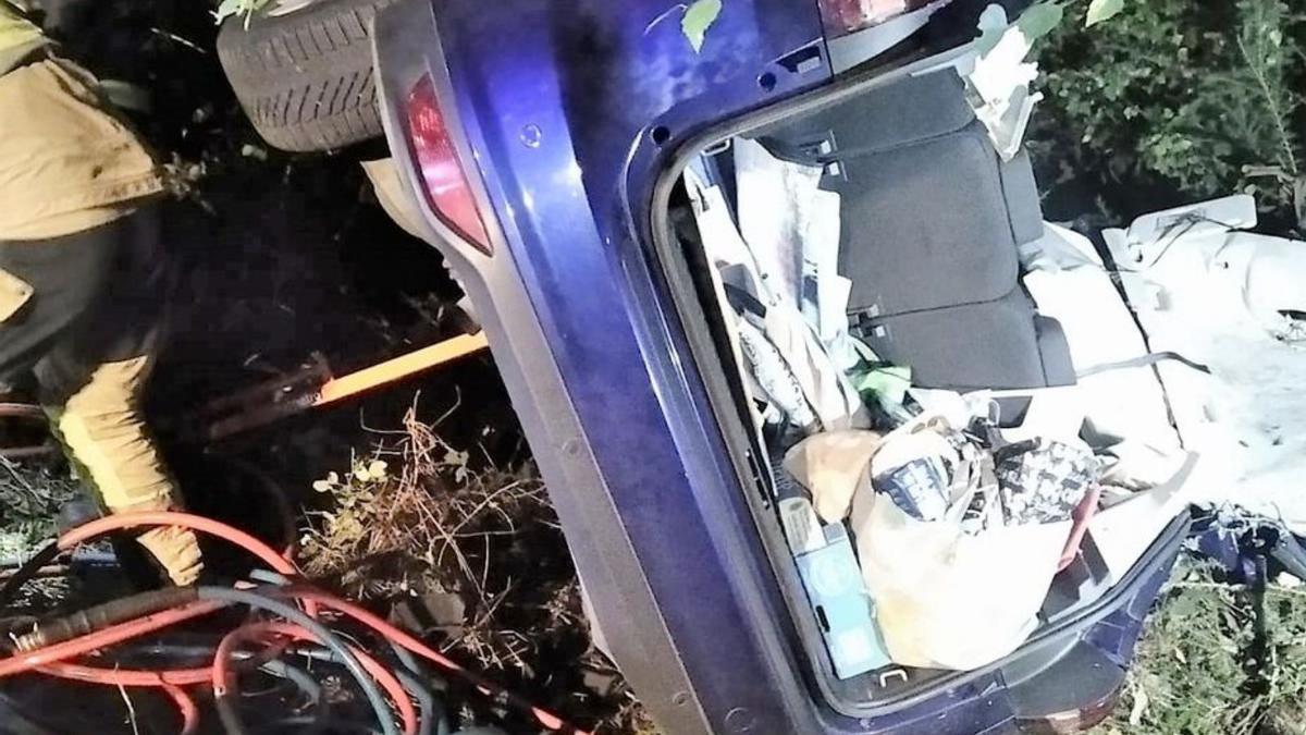 El propio coche accidentado en Curtis avisó al 112  | L.O.