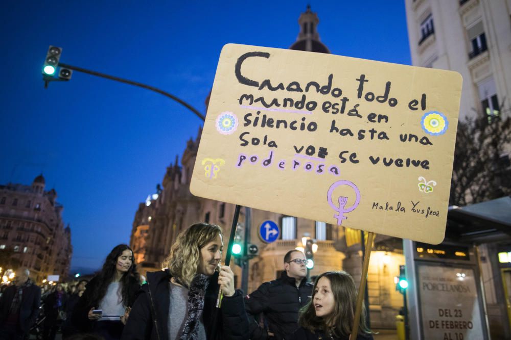 Manifestación del Día de la Mujer en València