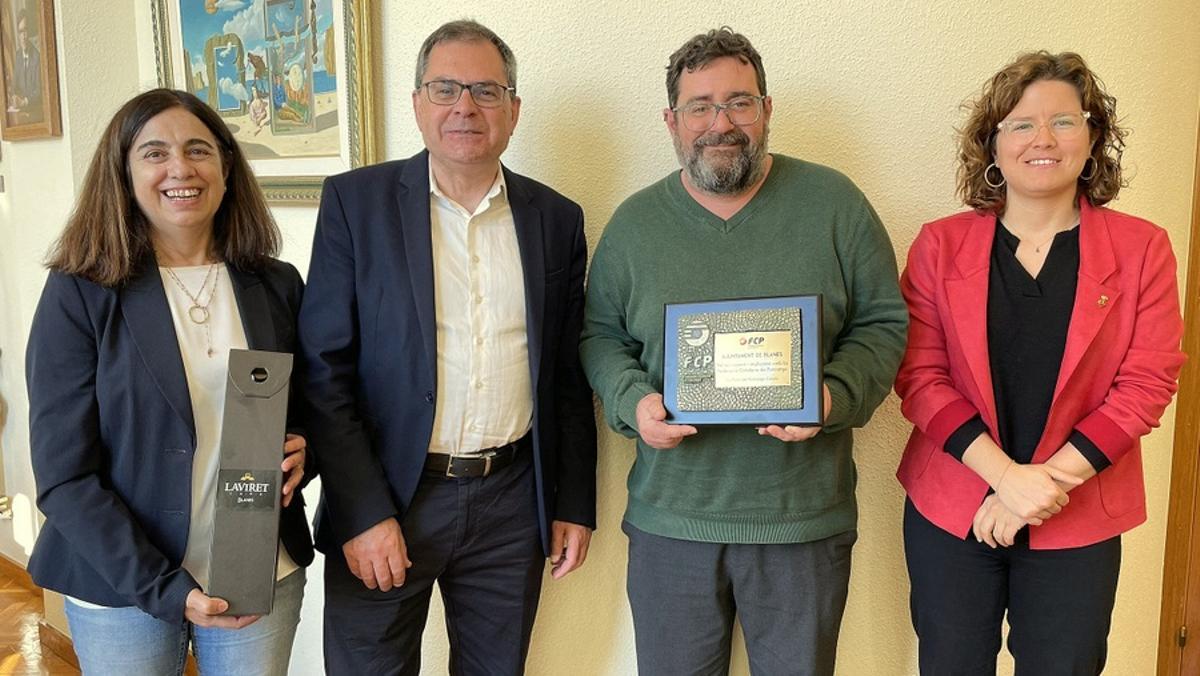 Cati Fontané, Benjamí Pons, Jordi Hernández i Mònica Rabassa, d'esquerra a dreta.