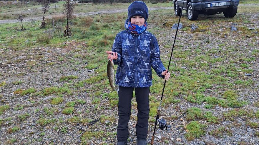 La pesca, de &quot;carpa&quot; caída en el río Tera