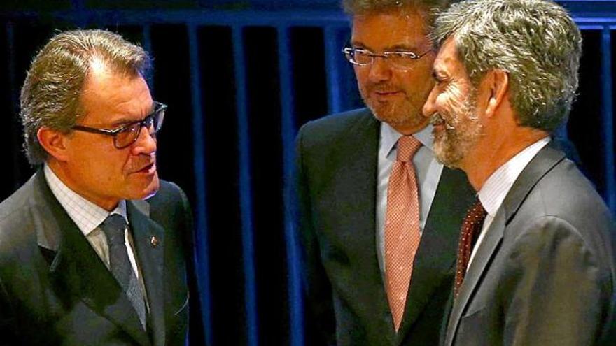 Mas amb Catalá i Lesmes al congrés de la Unió Internacional de Magistrats