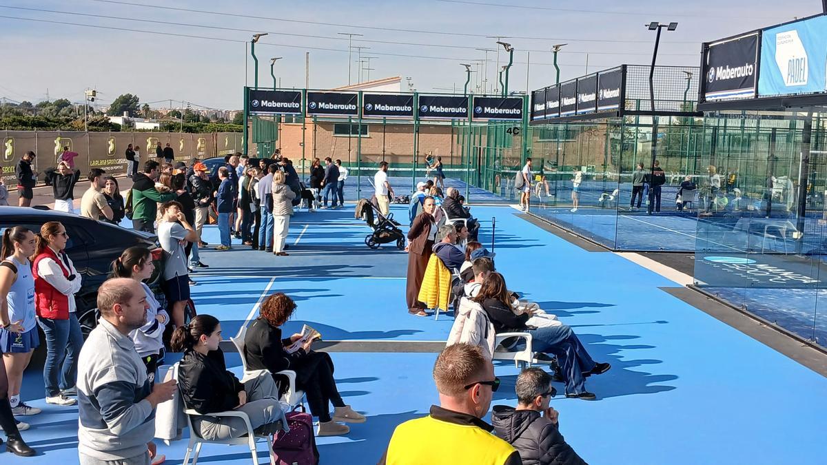 Gran ambiente en las instalaciones de La Plana Sport Castellón durante toda esta semana de gran pádel.
