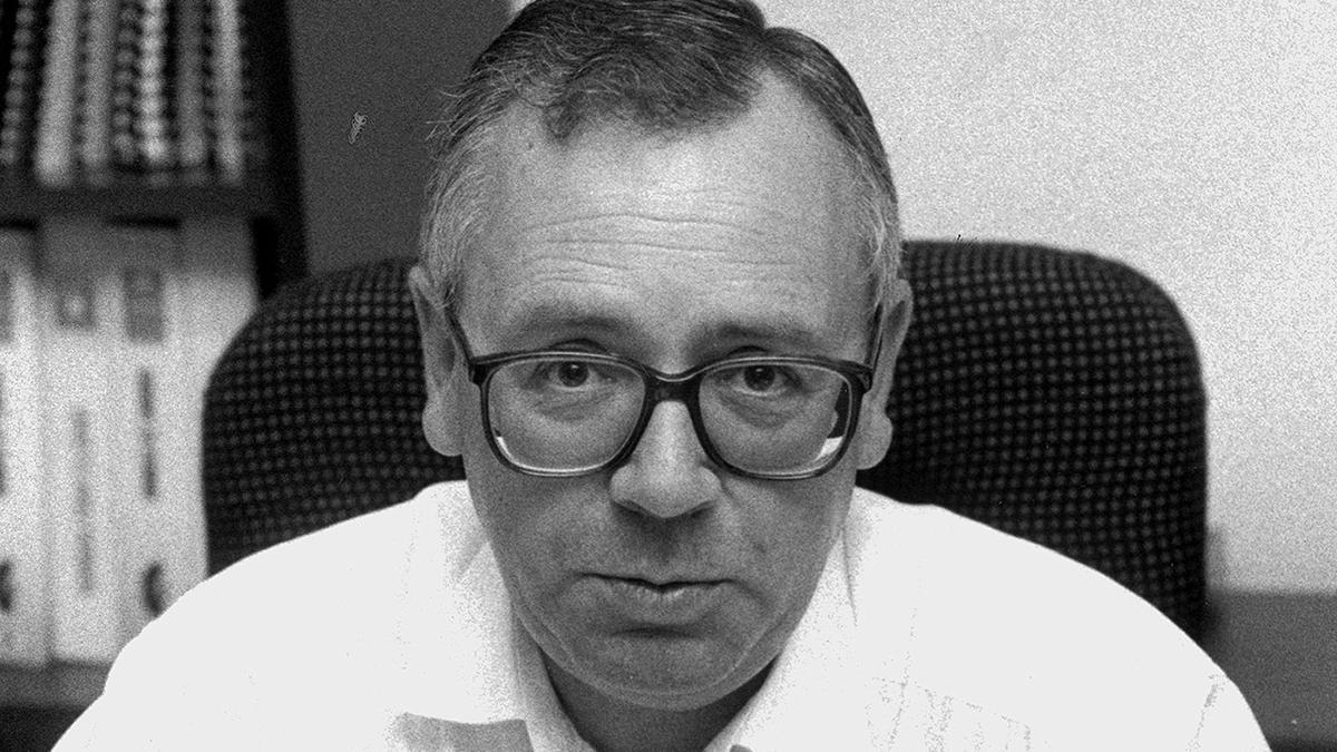 José Muñiz, en 1994, cuando dirigía Cáritas Diocesana de Tui-Vigo