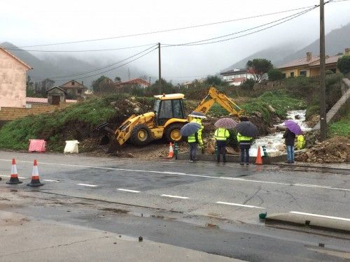 El temporal desborda los ríos de Pontevedra