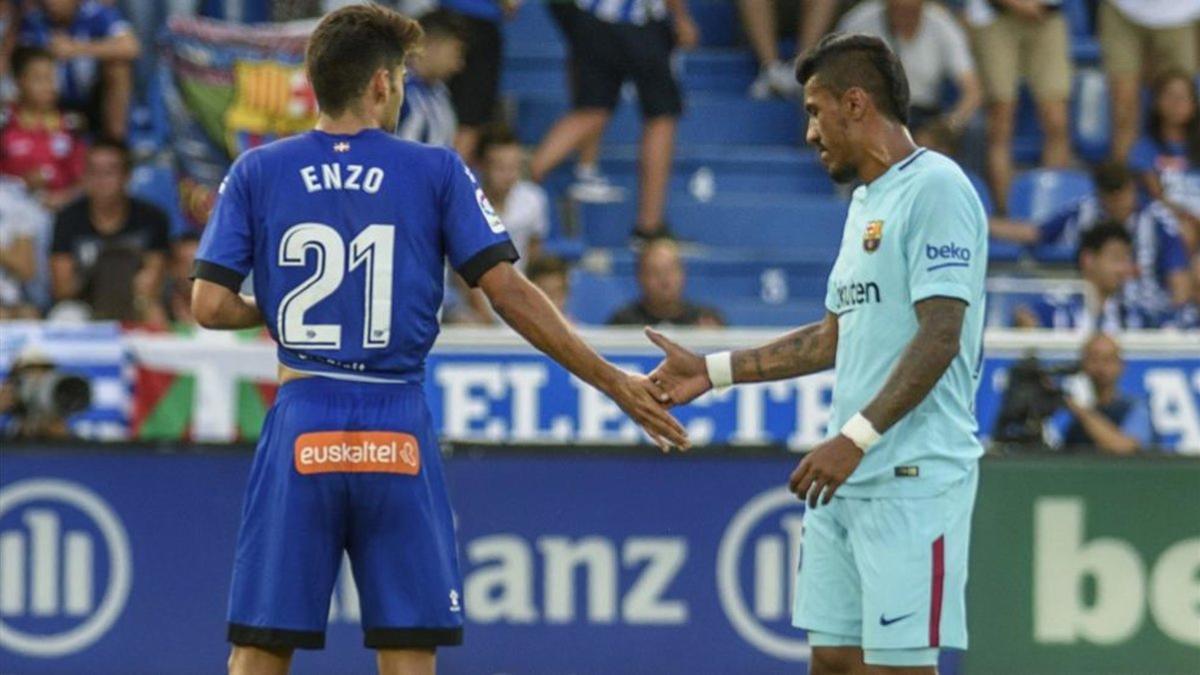 Enzo Zidane, en su etapa en el Alavés