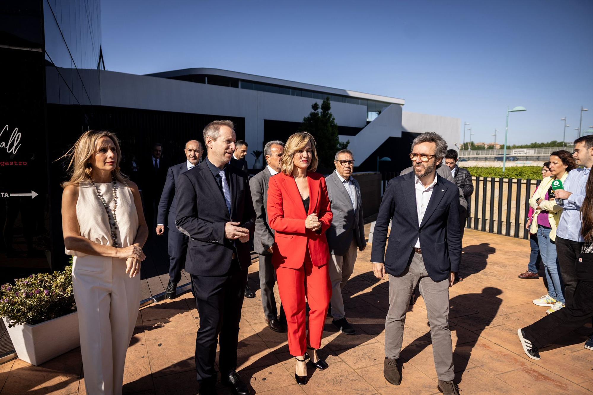 En imágenes | Desayuno informativo organizado por EL PERIÓDICO DE ARAGÓN con Salvador Illa y Pilar Alegría en Zaragoza