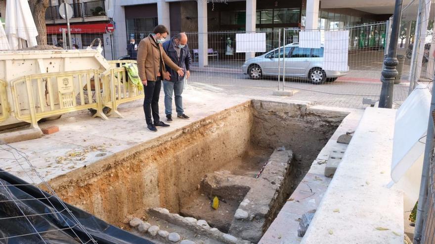 Descubren los restos de una villa romana entre la iglesia y el Ayuntamiento de Petrer