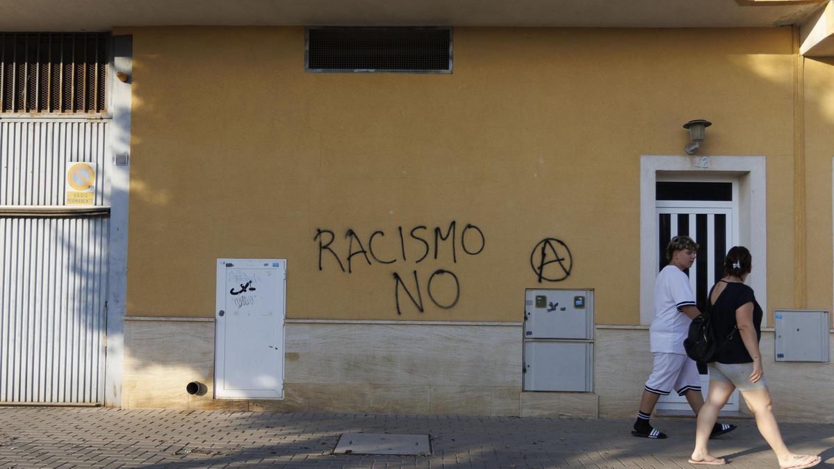 Vista de una calle de la población de Torre Pacheco.