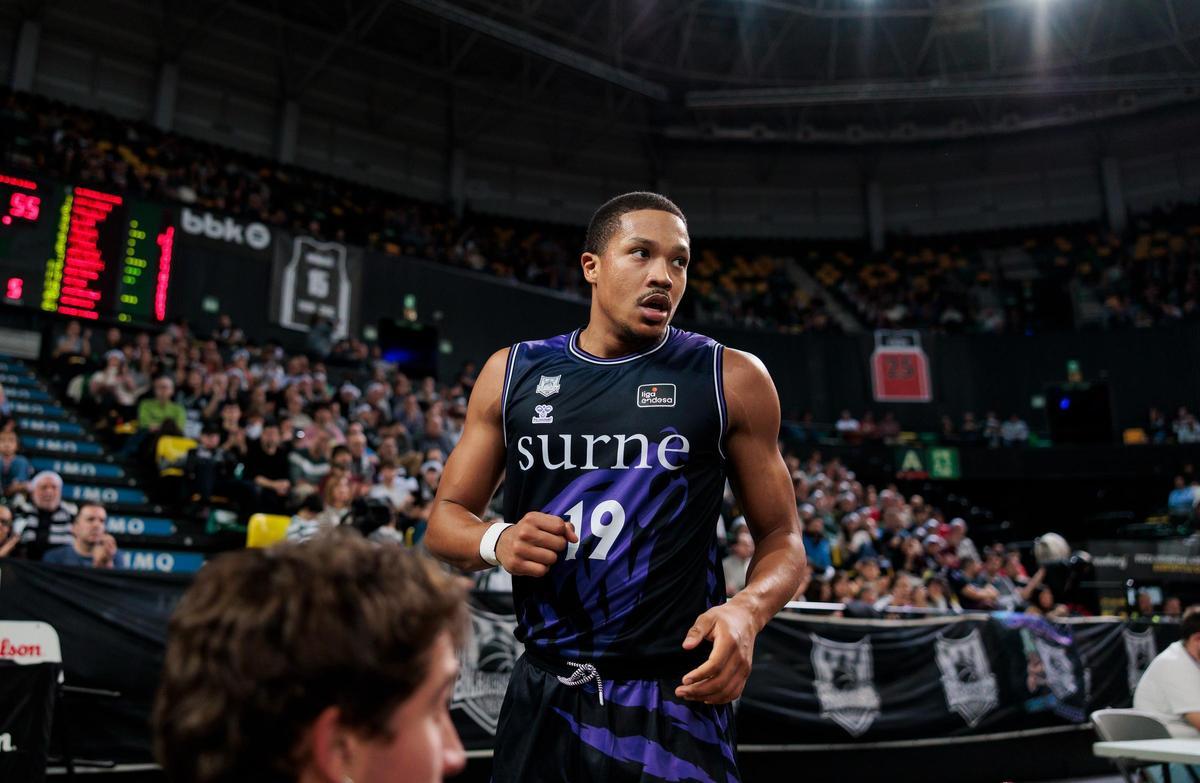 Melwin Pantzar, cedido del Unicaja en el Bilbao Basket.