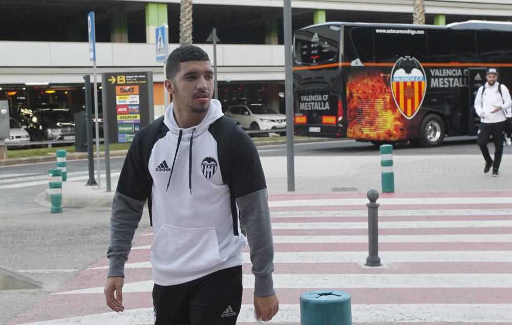 El Valencia ya está en Sevilla para el partido contra el Betis