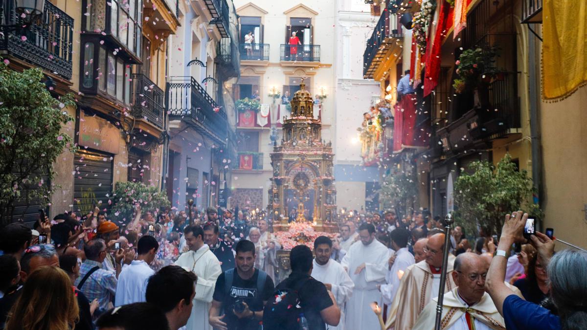 Procesión del Corpus Christi de 2022 en València