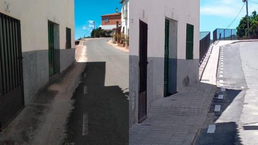 La Diputación de Cáceres concluye las obras de mejora de pavimentos y redes en Rebollar