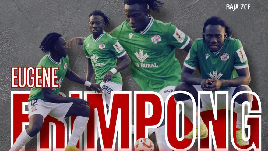 Infografía de despedida del Zamora CF a Frimpong.