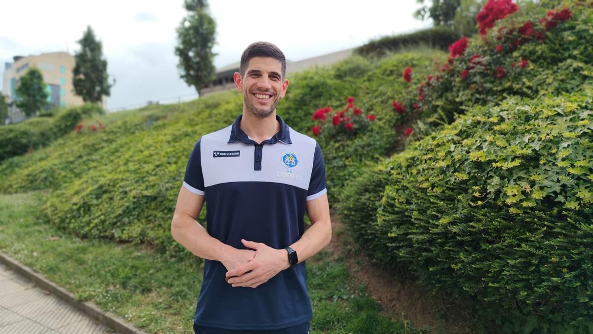 Ricardo Díez, en Oviedo.