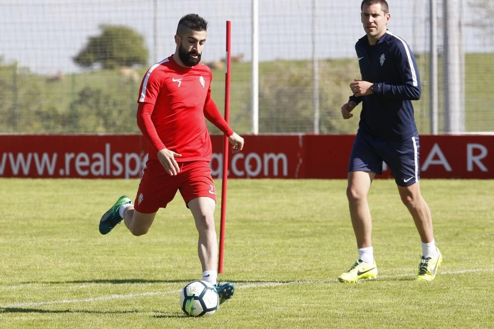 Entrenamiento del Sporting