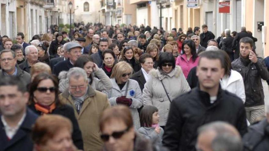 La romería en honor a Santa Águeda es una de las más multitudinarias de las que se celebran en la comarca.