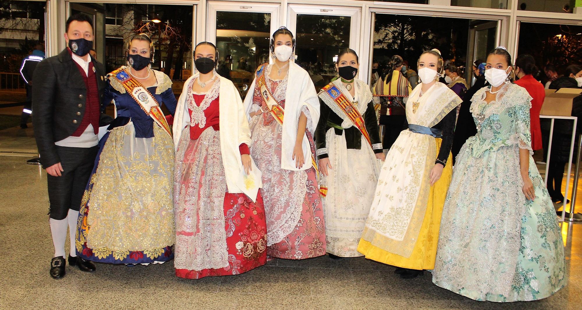 La "alfombra roja" de la exaltación de la Fallera Mayor de València 2022