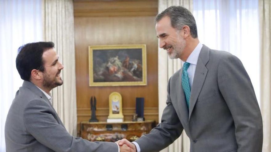 Audiencia del Rey a Alberto Garzón.