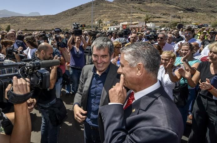 LAS PALMAS DE GRAN CANARIA A 03/07/2017 Apertura al tráfico del último tramo de la primera fase de la carretera de la Aldea. FOTO: J.PÉREZ CURBELO