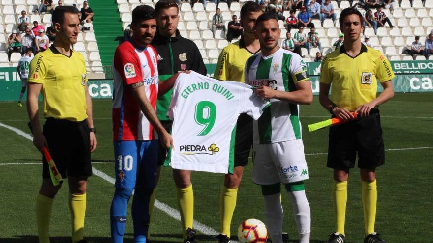 La factura de remontar en Córdoba: dos jugadores del Sporting acaban con molestias el partido