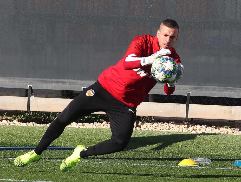 Entrenamiento del Valencia cf