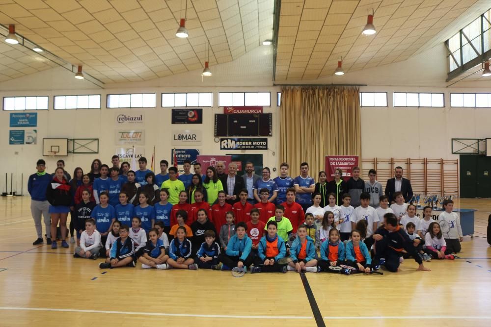 Final Regional de bádminton de Deporte Escolar