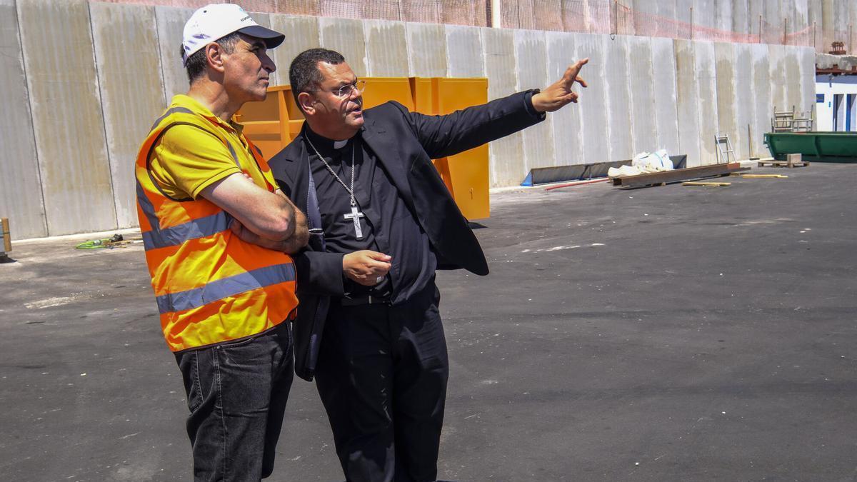 Preparativos en Arguineguín para la visita del papa León XIV a Gran Canaria