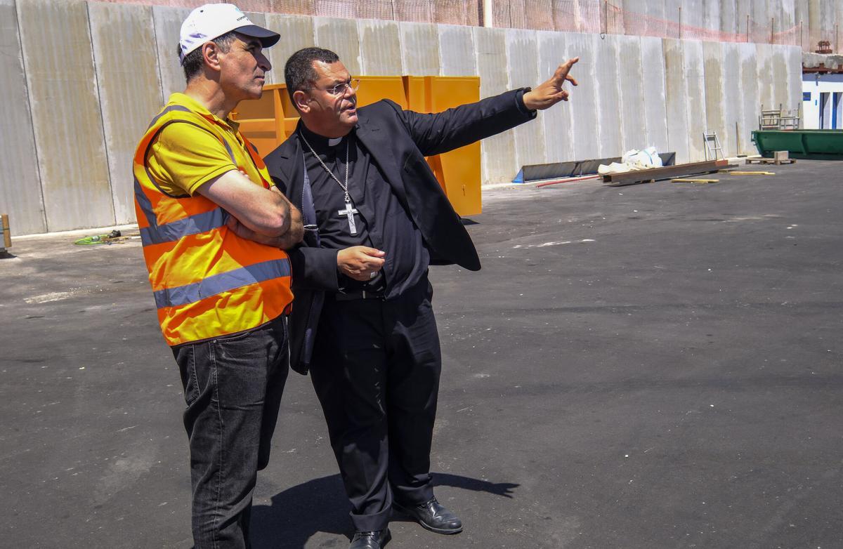 Preparativos en Arguineguín para la visita del papa León XIV a Gran Canaria