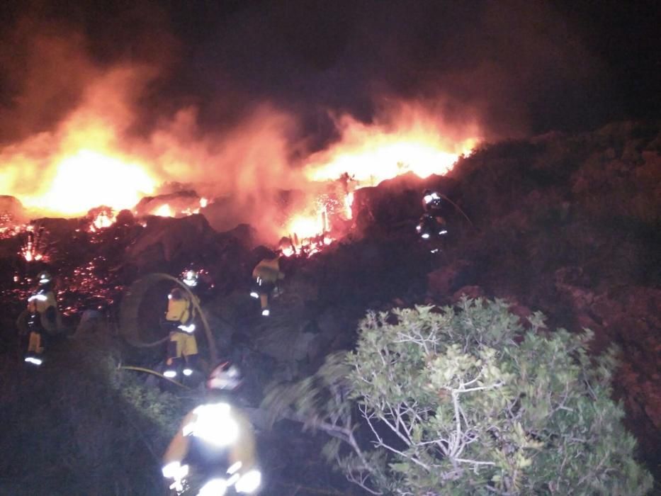 Waldbrand Pollença Mallorca