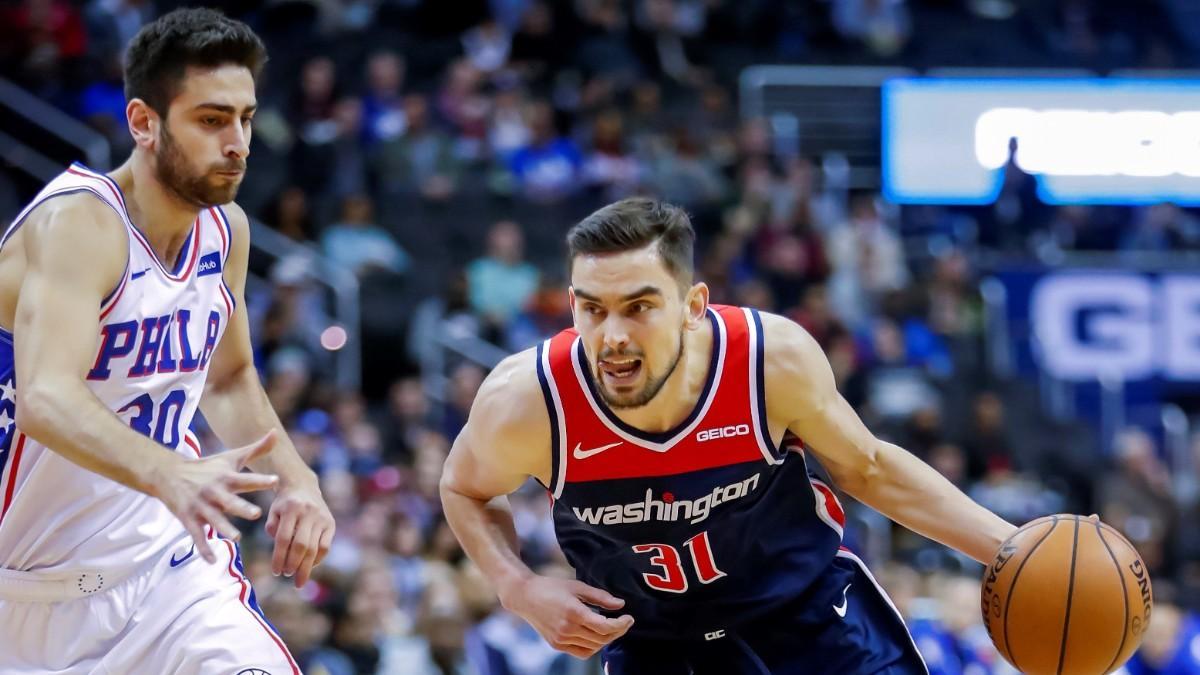 Tomas Satoransky, en su etapa en los Washinghton Wizards