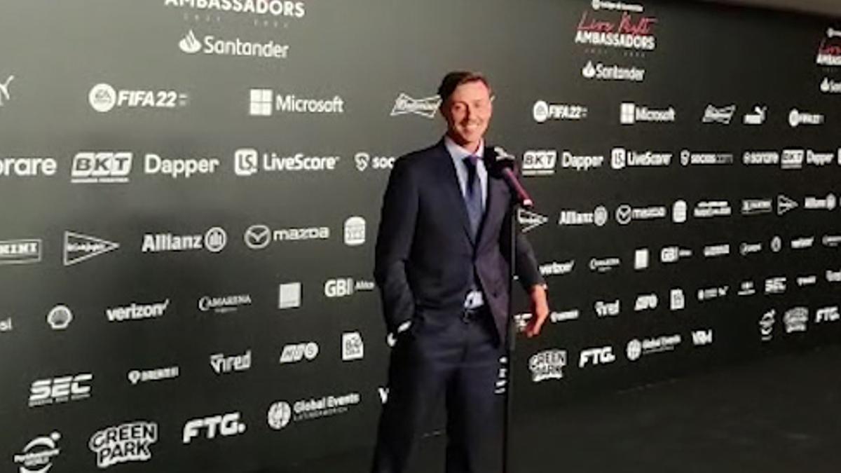 Guti, en el acto LaLiga Ambassadors