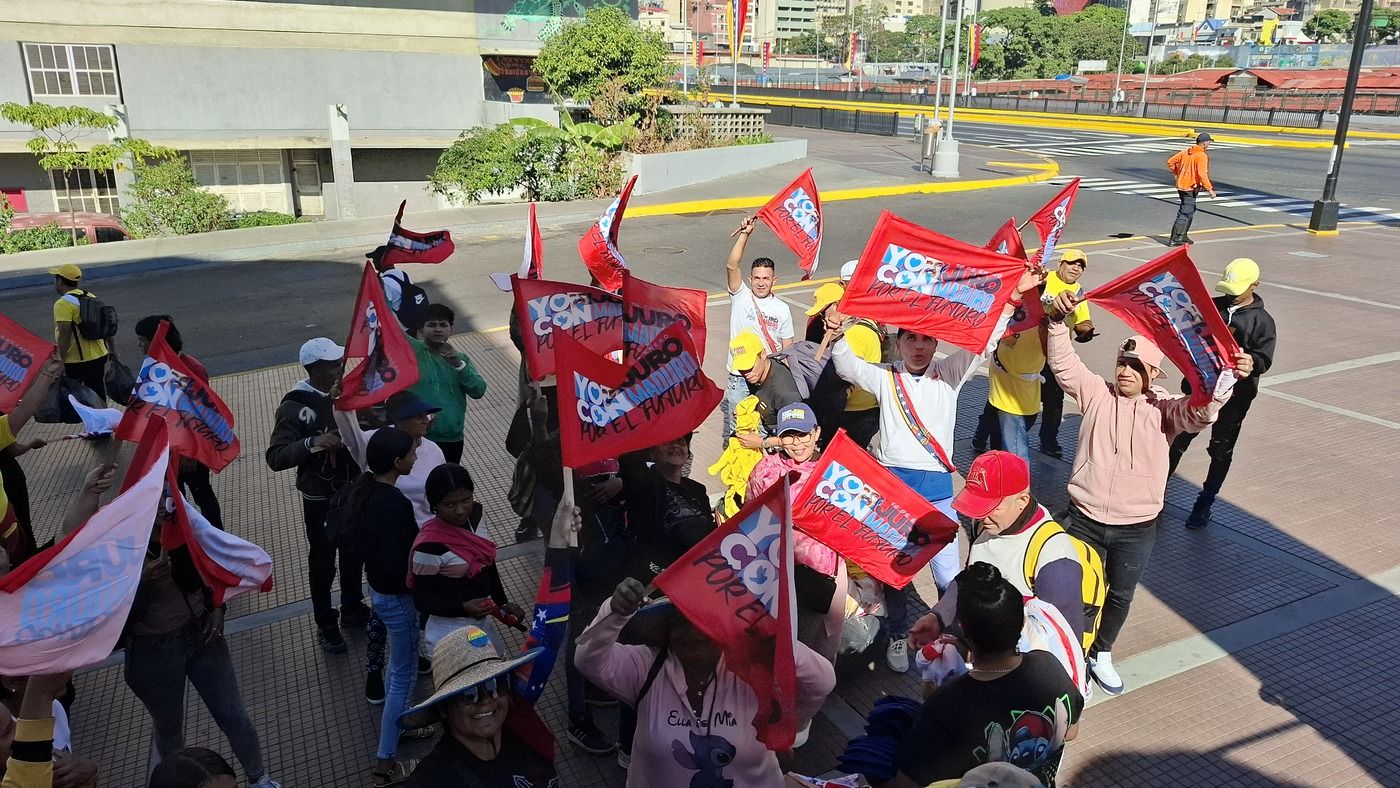 Día de la nueva toma de posesión de Nicolás Maduro como presidente de Venezuela