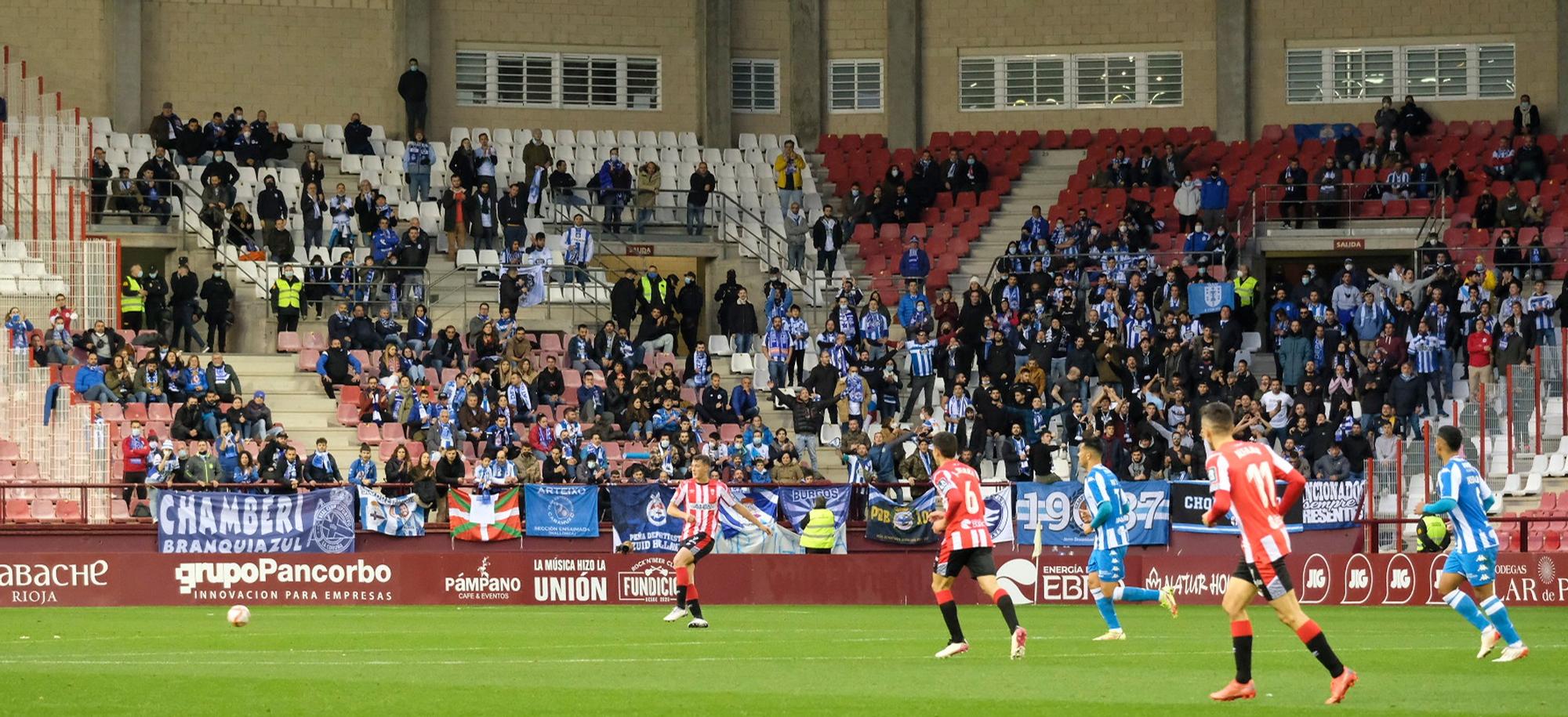 El Dépor le gana 0-1 a la UD Logroñés