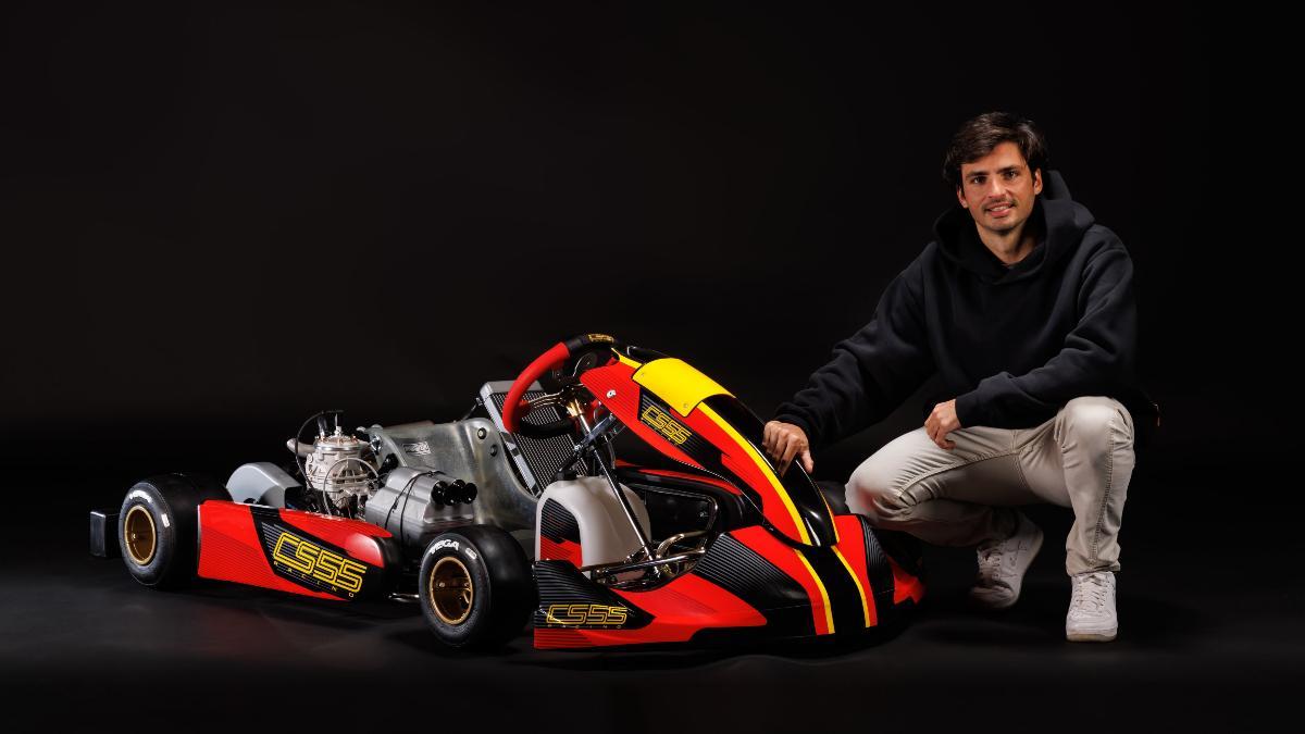 Carlos Sainz ya tiene su propia marca de karts, CS55