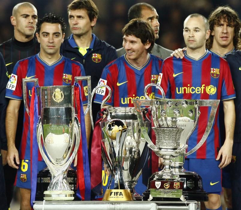 En el año 2009 acabaría consiguiendo el sextete con el F.C.Barcelona.