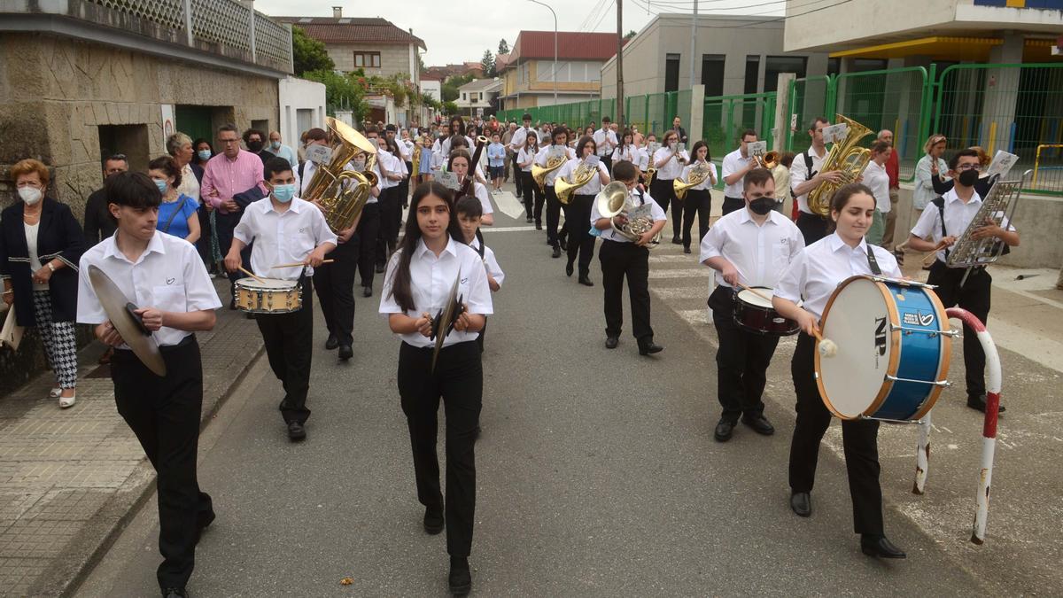 La Banda de Música de Vilagarcía.