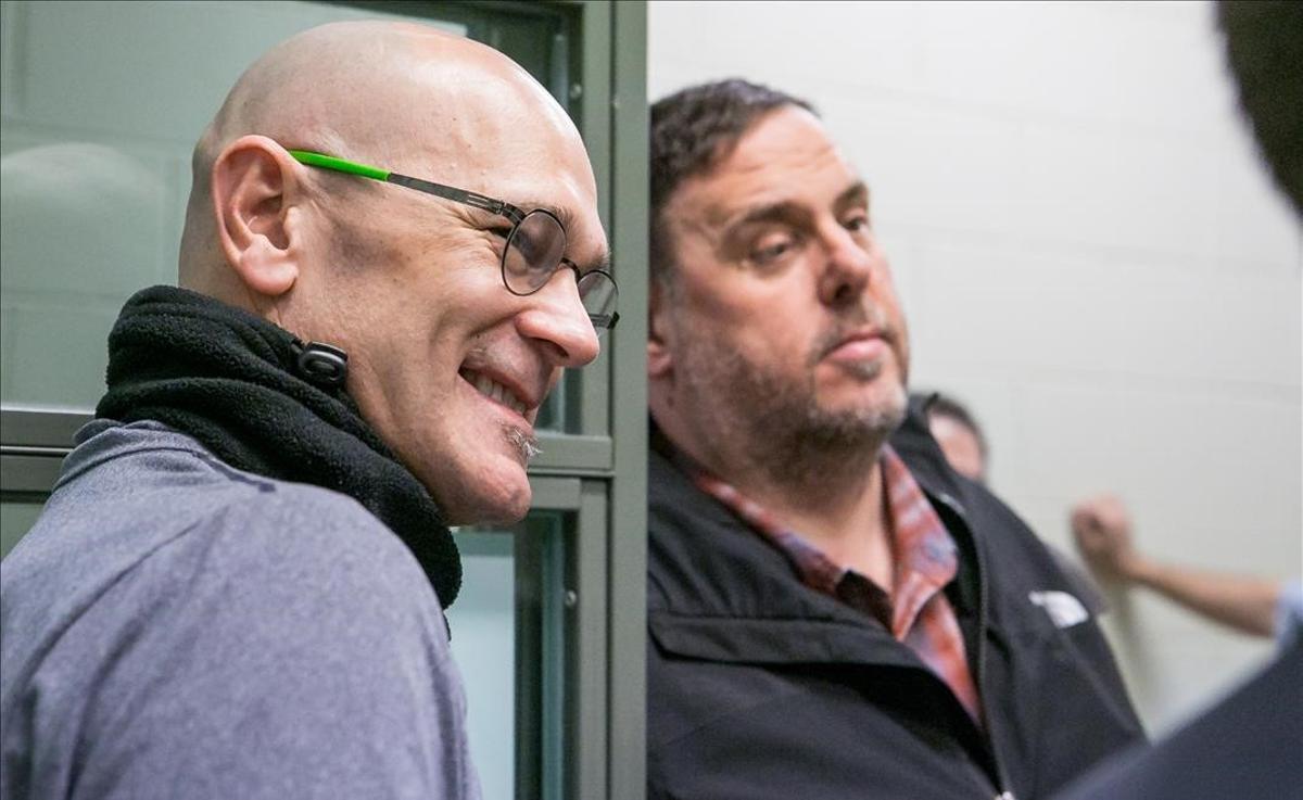 Raül Romeva y Oriol Junqueras.