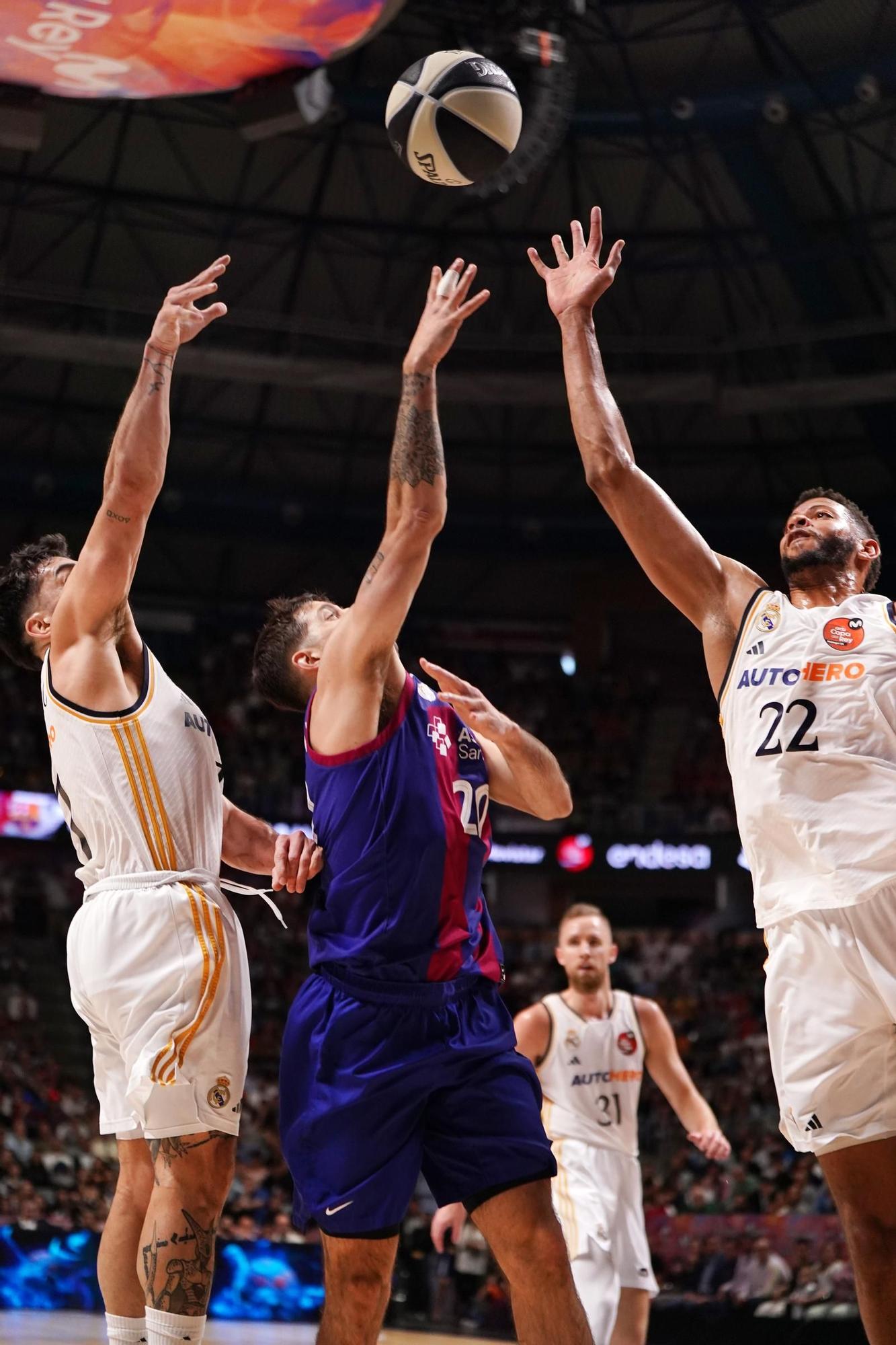 El Real Madrid - FC Barcelona de la final de la Copa del Rey, en fotos