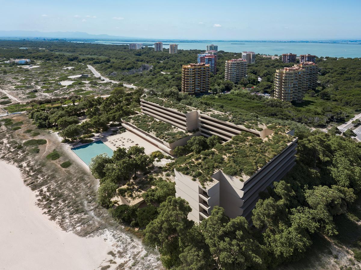 Figuración del proyecto de Lukeson Managment para el hotel Sidi Saler