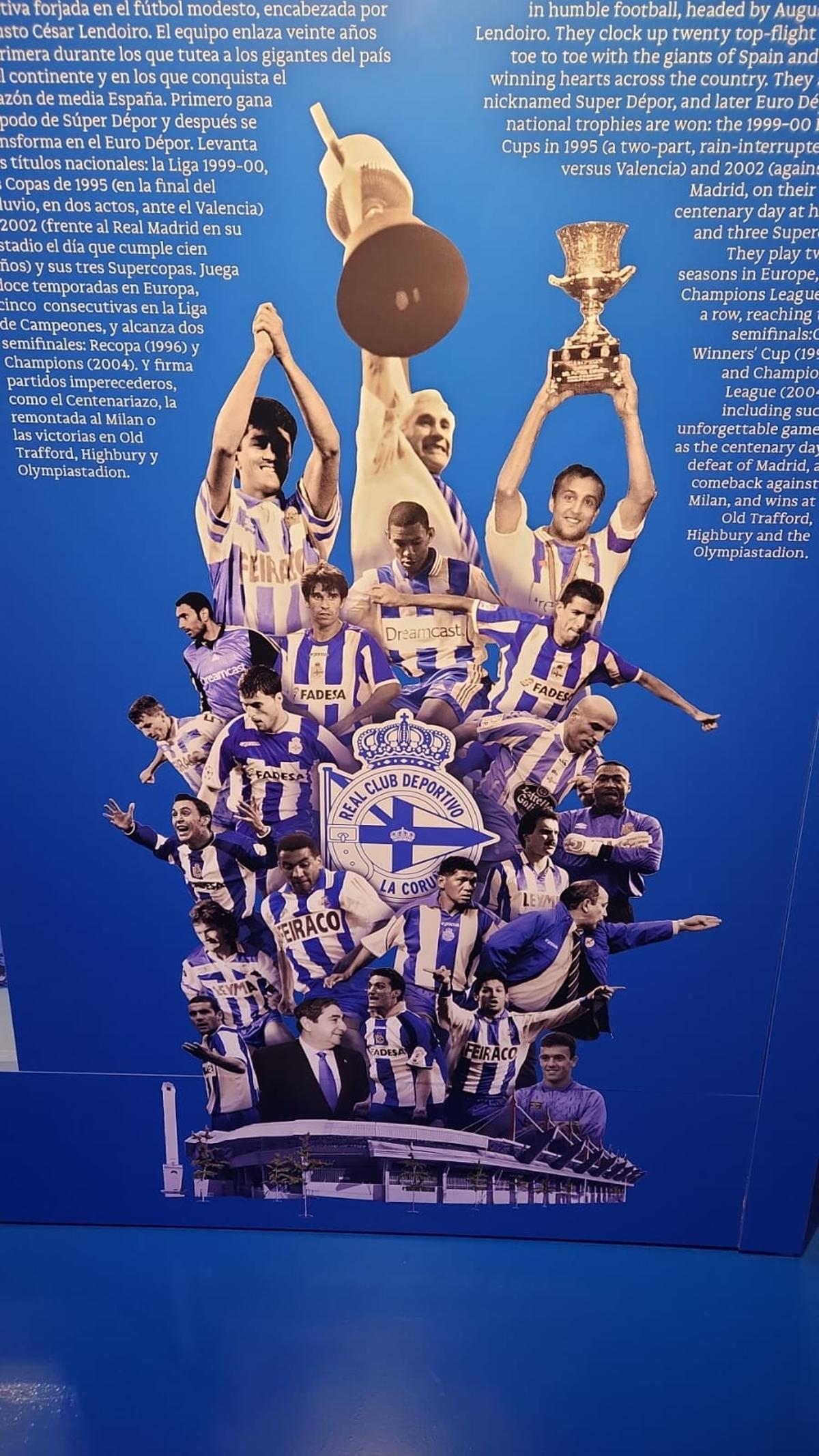 Serigrafía de los años del Dépor en Primera entre 1991 y 2011