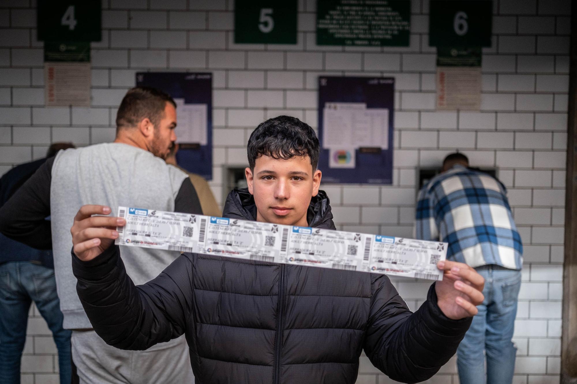 Venta de entradas para el derbi canario