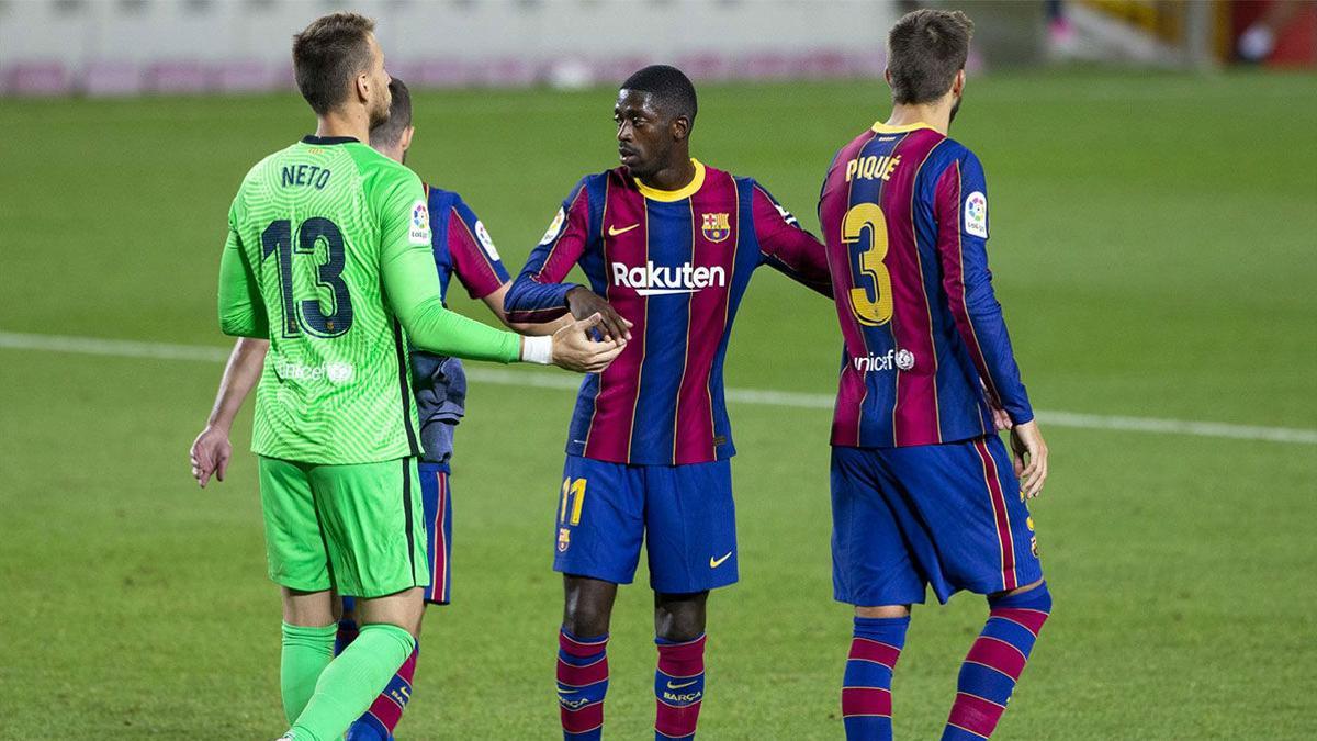 Dembélé y Pedri, titulares ante el Getafe