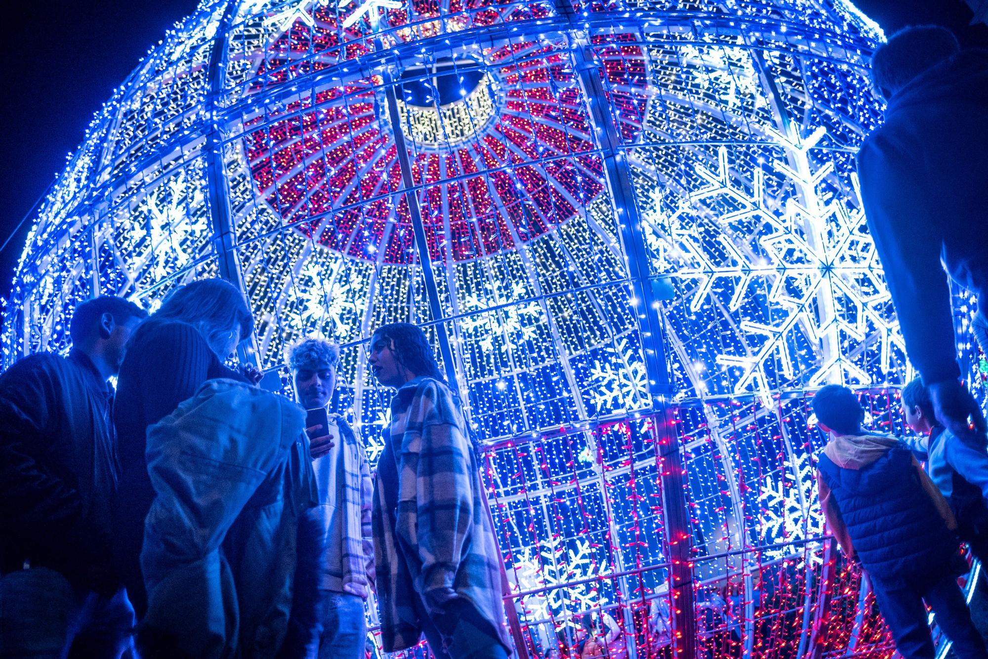 Encendido de la decoración navideña en La Laguna