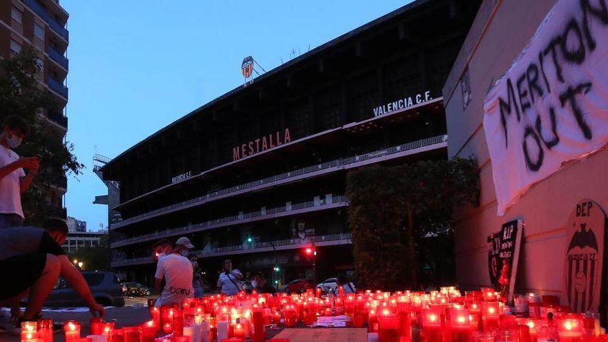 Protesta contra la gestión de Meriton